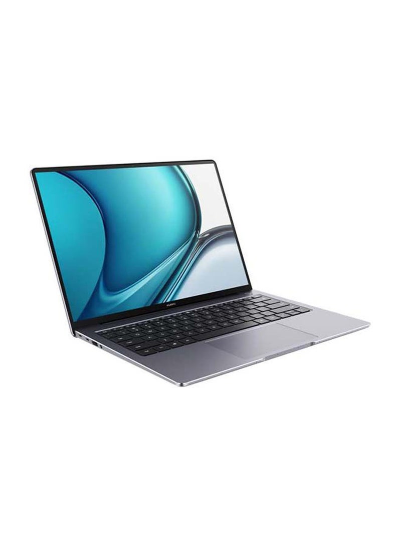 HUAWEI - FG Matebook 14S Hooked-W7651T Laptop With 14.2-Inch Display, Core i7-11370H Processor / 16GB RAM / 512GB SSD / Intel Iris Xe Graphics / W10 Home + FOC Huawei Ad11 Matebook 10 Dock2 + Huawei Mouse Prime + Huawei Backpack Swift CD60 / English/Arabic Space Grey - Image 1