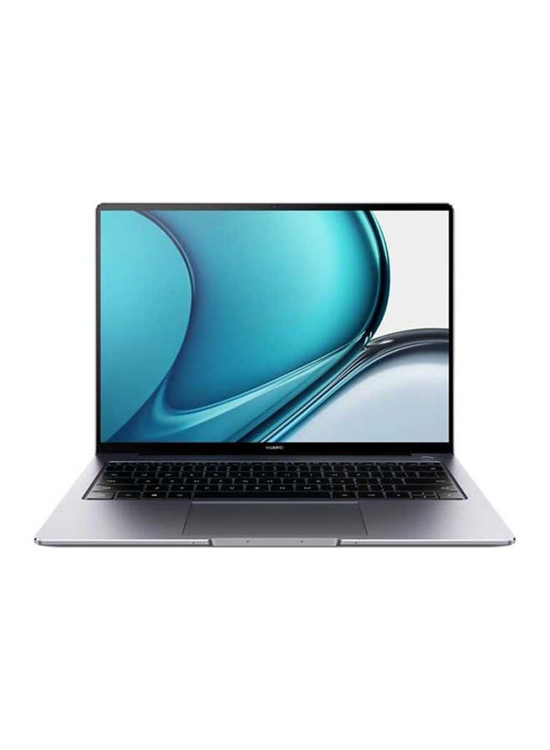 HUAWEI - FG Matebook 14S Hooked-W7651T Laptop With 14.2-Inch Display, Core i7-11370H Processor / 16GB RAM / 512GB SSD / Intel Iris Xe Graphics / W10 Home + FOC Huawei Ad11 Matebook 10 Dock2 + Huawei Mouse Prime + Huawei Backpack Swift CD60 / English/Arabic Space Grey - Image 1