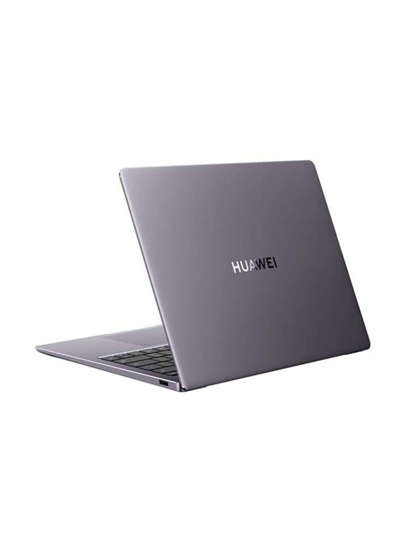 HUAWEI - FG Matebook 14S Hooked-W7651T Laptop With 14.2-Inch Display, Core i7-11370H Processor / 16GB RAM / 512GB SSD / Intel Iris Xe Graphics / W10 Home + FOC Huawei Ad11 Matebook 10 Dock2 + Huawei Mouse Prime + Huawei Backpack Swift CD60 / English/Arabic Space Grey - Image 1