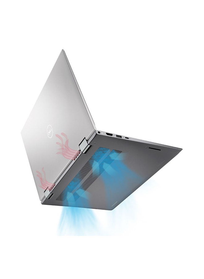 Inspiron 14 5410 Convertible 2-In-1 Laptop With 14-Inch Display, Core i7-1195G7 Processor / 16GB RAM / 512GB SSD / 2GB NVIDIA GeForce MX 350 Graphics / Win 11 Home / English/Arabic Silver