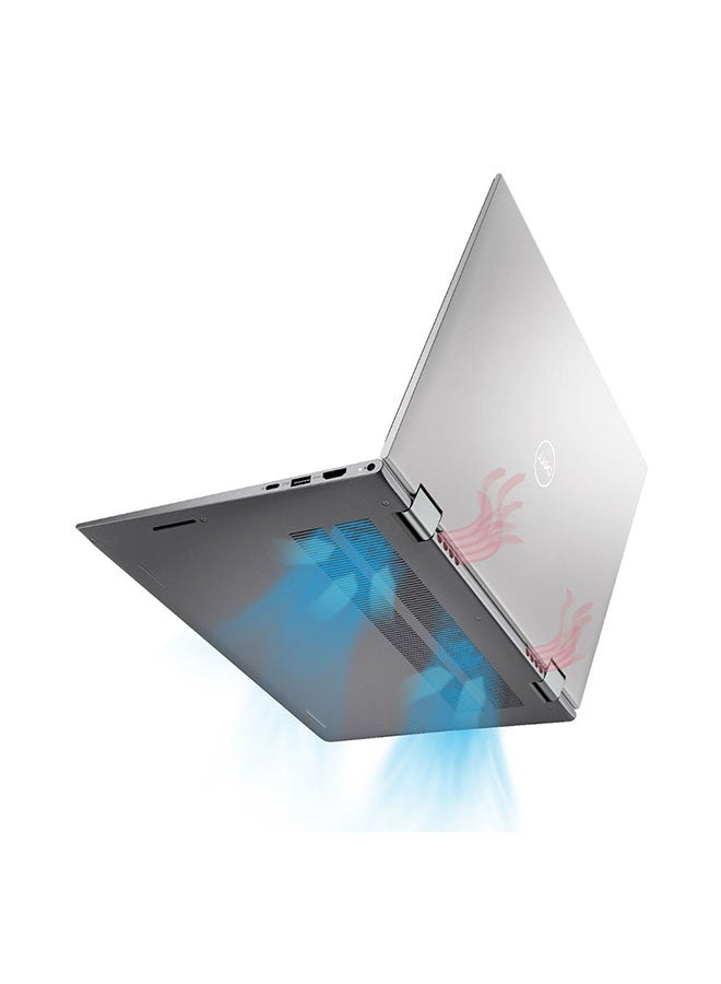 Inspiron 14 5410 Convertible 2-In-1 Laptop With 14-Inch Display, Core i7-1195G7 Processor / 16GB RAM / 512GB SSD / 2GB NVIDIA GeForce MX 350 Graphics / Win 11 Home / English/Arabic Silver