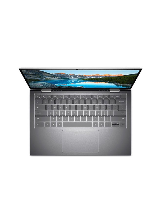 Inspiron 14 5410 Convertible 2-In-1 Laptop With 14-Inch Display, Core i7-1195G7 Processor / 16GB RAM / 512GB SSD / 2GB NVIDIA GeForce MX 350 Graphics / Win 11 Home / English/Arabic Silver