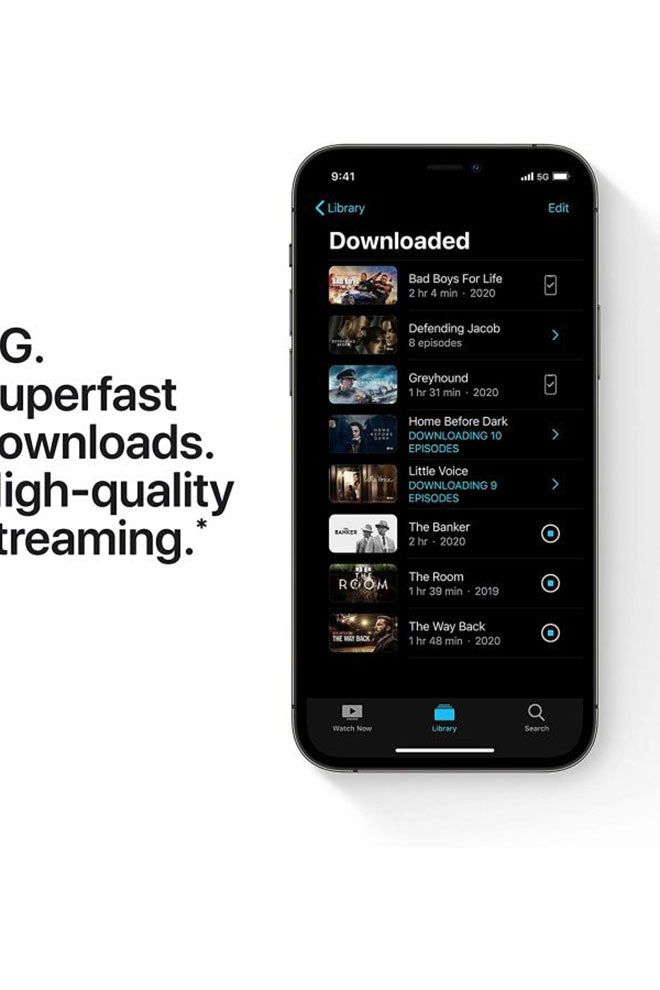 أبل - آيفون 12 برو ماكس مع فيس تايم بسعة 128 جيجابايت يدعم 5G أزرق - نسخة الشرق الأوسط - Image 1