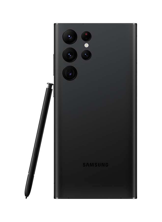 Samsung - Galaxy S22 Ultra Dual SIM Phantom Black 12GB RAM 256GB 5G - Middle East Version - Image 1
