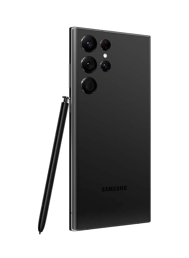 Samsung - Galaxy S22 Ultra Dual SIM Phantom Black 12GB RAM 256GB 5G - Middle East Version - Image 1