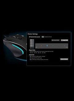 Logitech G300s Wired Gaming Mouse, 2,5K Sensor, 2,500 DPI, RGB, Lightweight, 9 Programmable Controls, On-Board Memory, Compatible with PC/Mac - Black - v1669221672/N11411481A_14