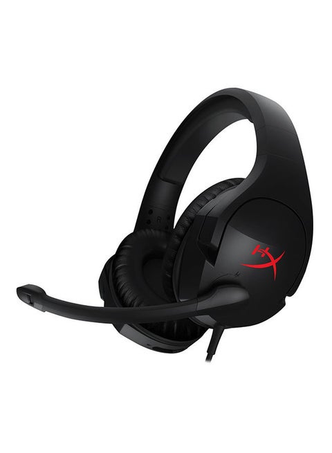 سماعة ألعاب HyperX Cloud Stinger مريحة من إسفنج الذاكرة HyperX Signature، دوارة لكتم صوت ميكروفون إلغاء الضوضاء، متوافقة مع سماعة رأس الكمبيوتر