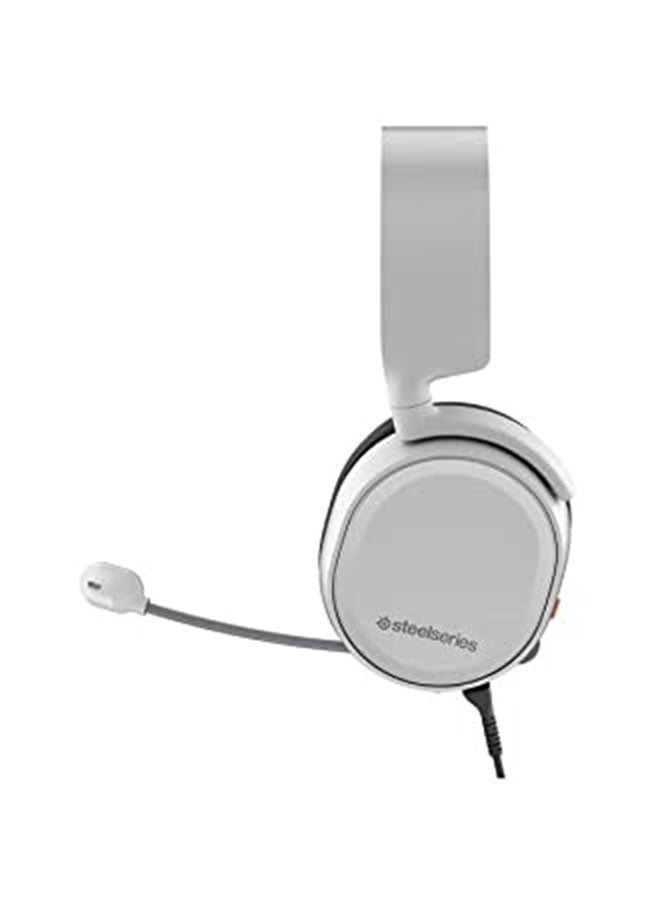 Arctis 3 (2019 Edition) Wired White Gaming Headset For PlayStation 5 and PS4, Xbox, Nintendo Switch, VR, Mobile Gaming, and iOS