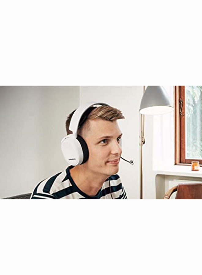 Arctis 3 (2019 Edition) Wired White Gaming Headset For PlayStation 5 and PS4, Xbox, Nintendo Switch, VR, Mobile Gaming, and iOS