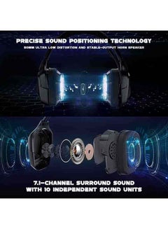 onikuma Over-Ear LED Wired Gaming Headphones With Mic For PS4/PS5/XOne/XSeries/NSwitch/PC  - Image 2