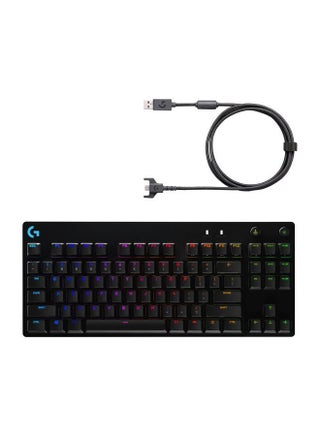 G PRO Mechanical Gaming Keyboard, GX Blue Clicky Key Switches, Lightsync RGB, Portable Tenkeyless Design For esport Gaming, Detachable Micro USB Cable - v1669221715/N33988478A_1