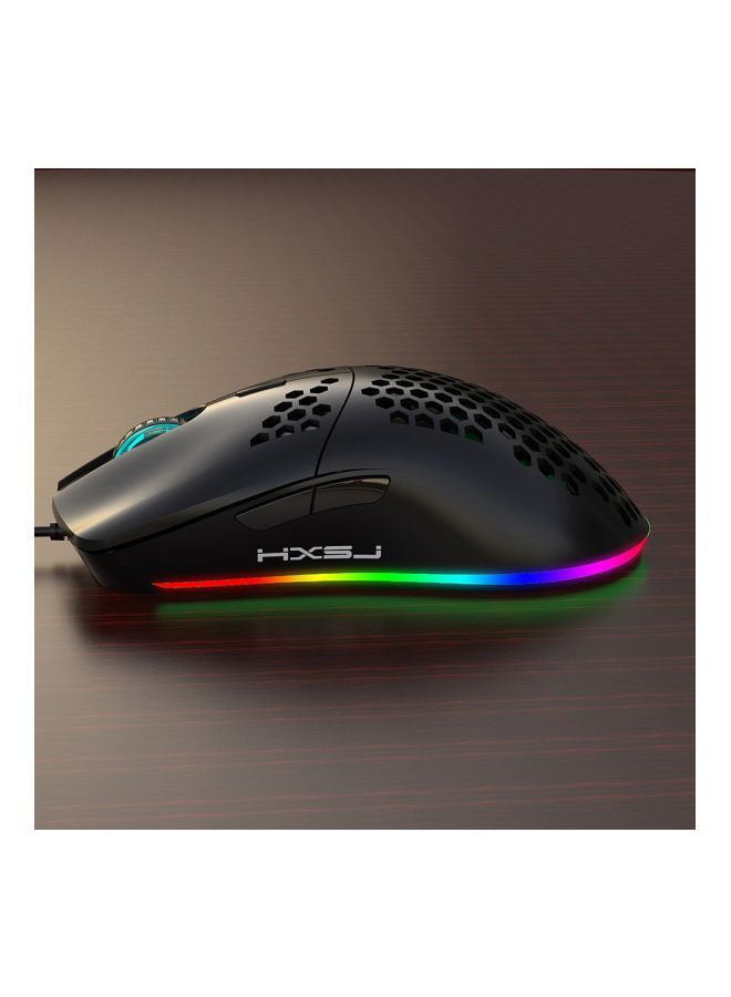 إتش إكس إس جيه ماوس ألعاب سلكي بمنفذ USB طراز J900  - Image 3