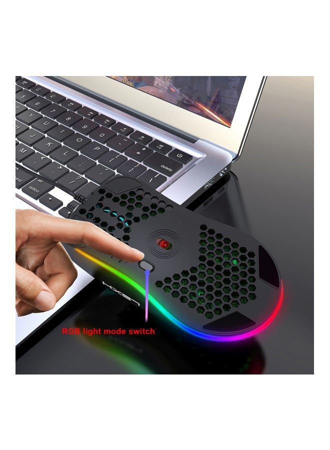 إتش إكس إس جيه ماوس ألعاب سلكي بمنفذ USB طراز J900  - Image 4