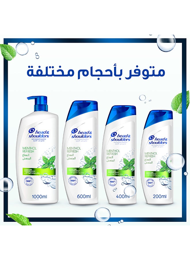هيد آند شولدرز - شامبو المنثول المنعش المضاد للقشرة لحكة فروة الرأس 400 مل 400ml - Image 1
