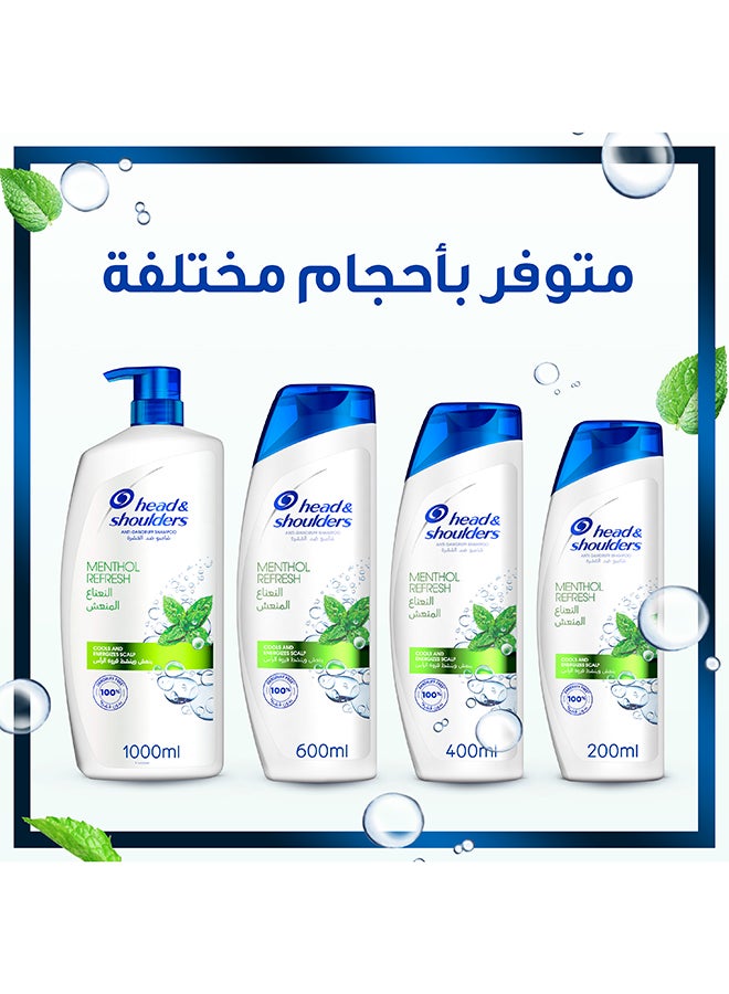 Menthol Refresh Anti-Dandruff Shampoo For Cools and Energizes Scalp 600ml - v1669222926/N11265542A_11