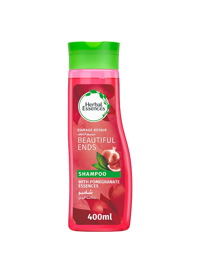 Herbal Essences Split End Protection Shampoo With Juicy Pomegranate Essences 400ml  - Image 1