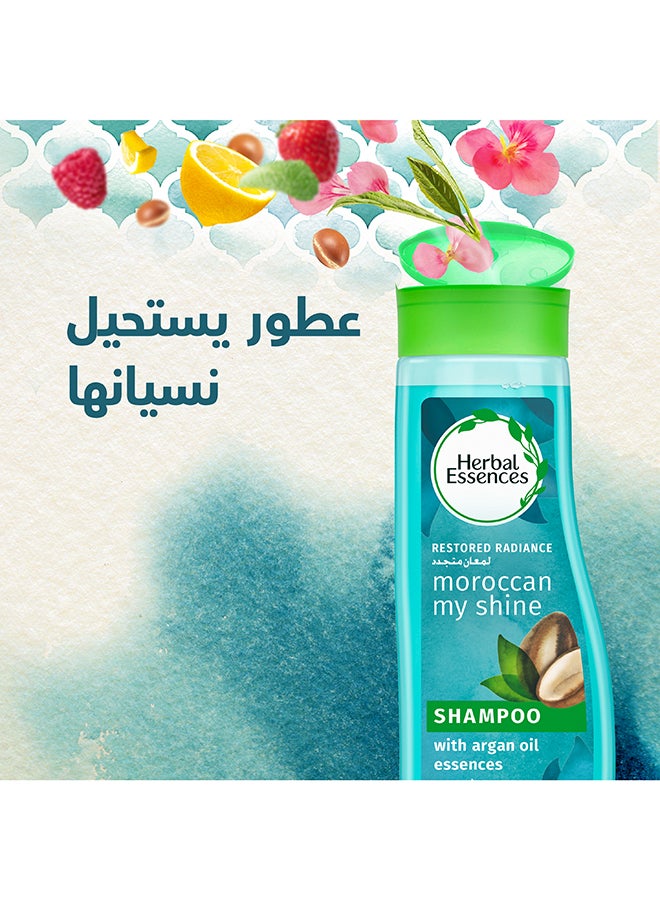 هربل إيسنسز - شامبو هيربل اسنسز المغربي ماي شاين العاكس بزيت الأرغان 400 مل 400ملليلتر - Image 1