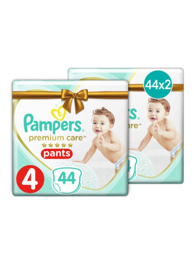 Pampers Premium Care Diaper Pants, Size 4, 9-14KG, 44 Diaper X2 