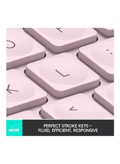 Logitech Mx Keys Mini Minimalist Wireless Illuminated Keyboard, Compact Bluetooth Backlit Usb-C Compatible With Apple Macos Ios Windows Linux Android Rose  - Image 2