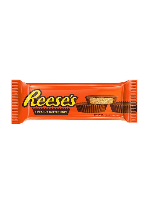 Milk Chocolate And Peanut Butter Cups, 3 Cups 46grams
