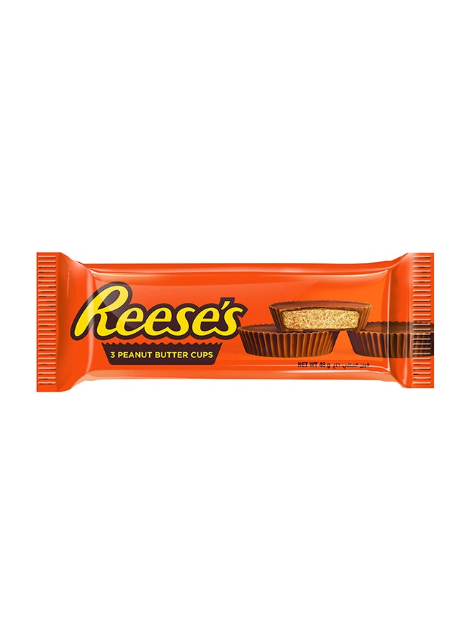 Reese's - Milk Chocolate And Peanut Butter Cups, 3 Cups 46grams - Image 1