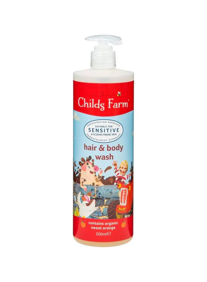Childs Farm Organic Sweet Orange Baby Hair And Body Wash For Sensitive Skin, 250ml - Image 2