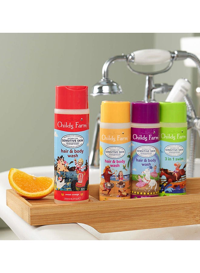 Childs Farm Organic Sweet Orange Baby Hair And Body Wash For Sensitive Skin, 250ml - Image 3