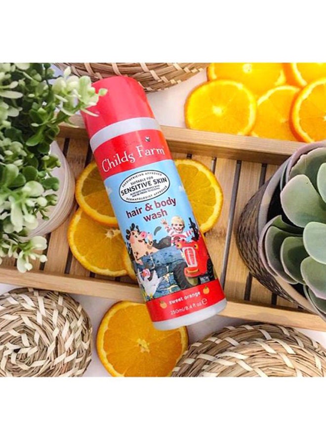 Childs Farm Organic Sweet Orange Baby Hair And Body Wash For Sensitive Skin, 250ml - Image 4