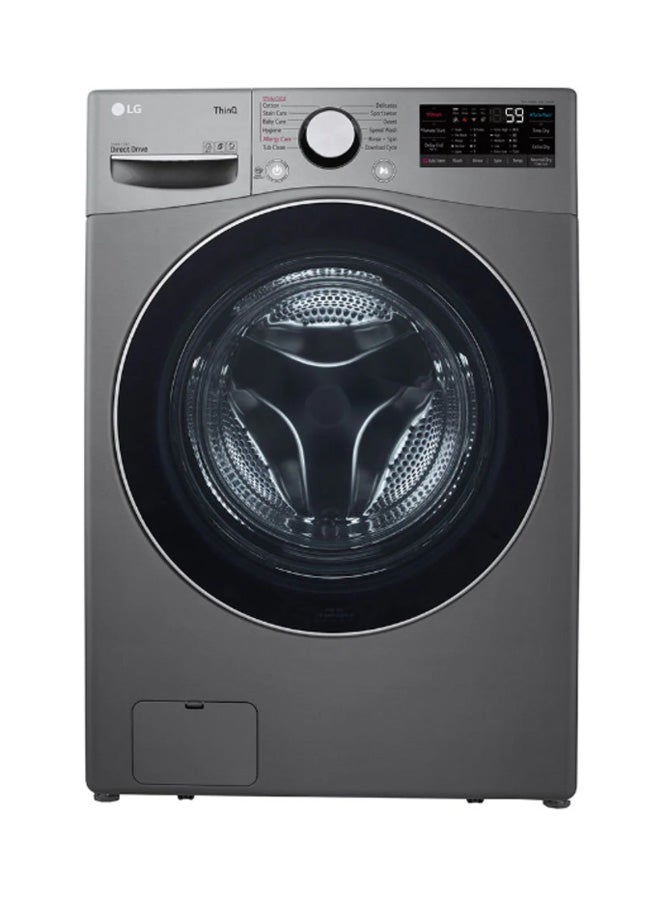 LG - Washing Machine 15 Kg With Dryer 8 Kg 1100 Rpm Steam Direct Drive Motion  F0L9Dgp2S F0L9DGP2S-Silver Silver - Image 1