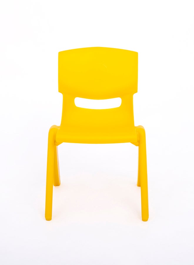 شيانغ يو Plastic Living Room Furniture Stackable Kids Chair YELLOW 31x36x53cm  - Image 2