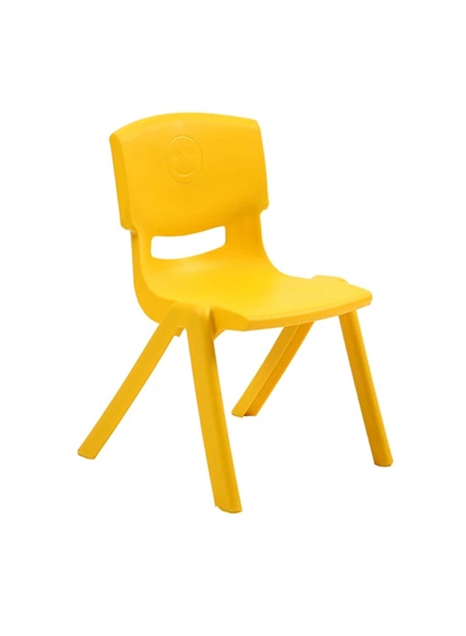 شيانغ يو Plastic Living Room Furniture Stackable Kids Chair YELLOW 31x36x53cm  - Image 1