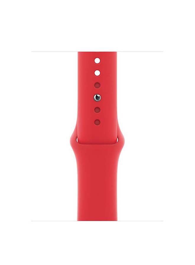 Apple - 303.8 mAh Watch Series 6-40 mm (GPS + Cellular) PRODUCT(RED) Aluminium Case with Sport Band PRODUCT(RED) - Image 1