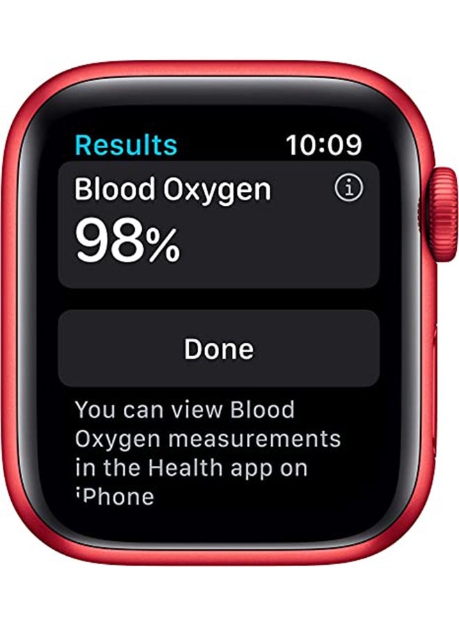 Apple - 303.8 mAh Watch Series 6-40 mm (GPS + Cellular) PRODUCT(RED) Aluminium Case with Sport Band PRODUCT(RED) - Image 1