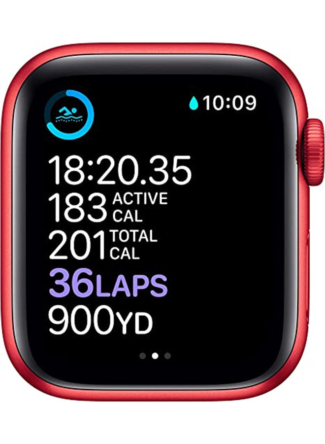 Apple - 303.8 mAh Watch Series 6-40 mm (GPS + Cellular) PRODUCT(RED) Aluminium Case with Sport Band PRODUCT(RED) - Image 1