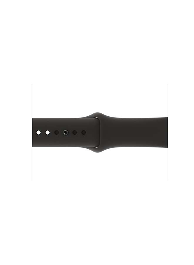 Apple - 304.0 mAh Watch Series 6 GPS + Cellular Space Grey Aluminium Case with Sport Band 44 mm Black - Image 1
