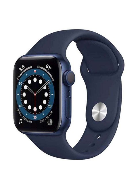 180.0 mAh Watch Series 6-40mm GPS Blue Aluminium Case with Sport Band Deep Navy