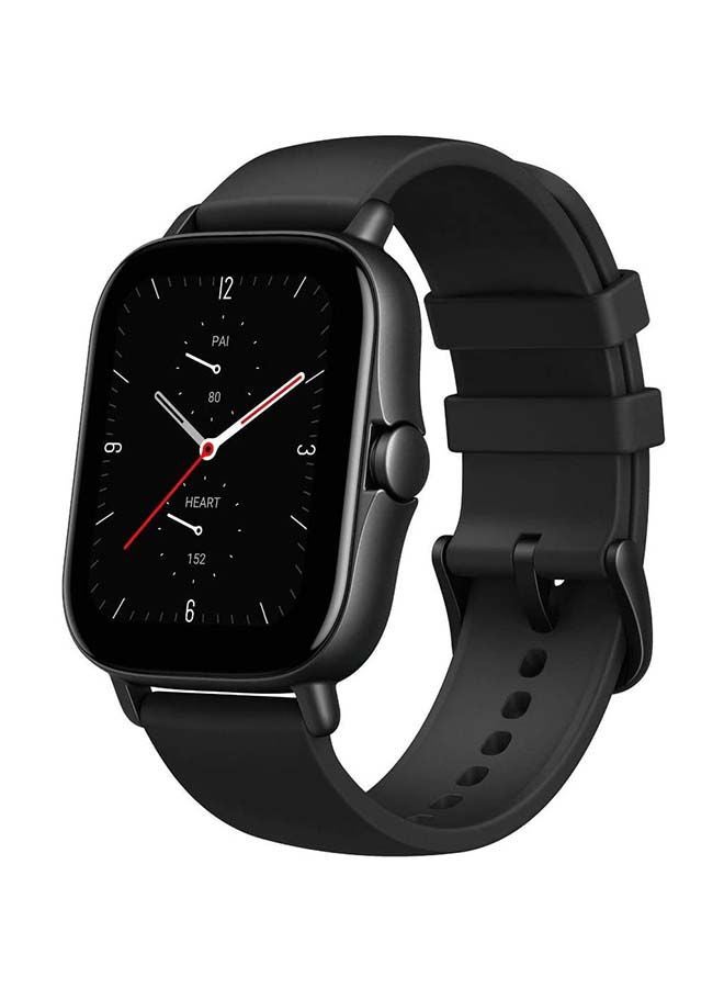 Amazfit - GTS 2e Smartwatch With 24 Hours Heart Rate And SPO2 Monitor Obsidian Black - Image 1