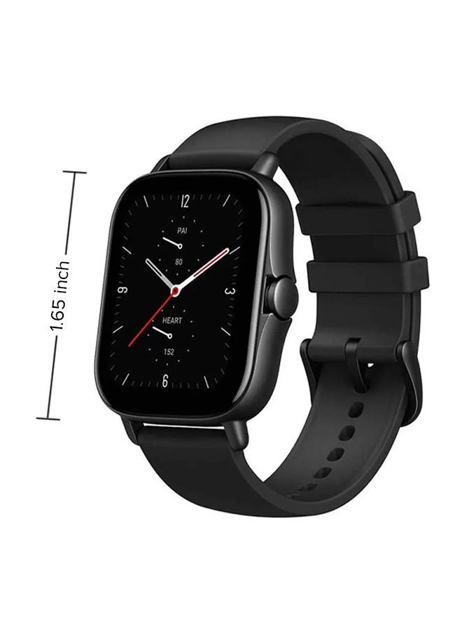 Amazfit - GTS 2e Smartwatch With 24 Hours Heart Rate And SPO2 Monitor Obsidian Black - Image 1