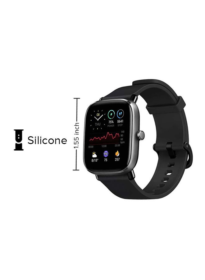 Amazfit - GTS 2 mini Smartwatch With Sp02 level Measurement Midnight Black/Meteor black - Image 1