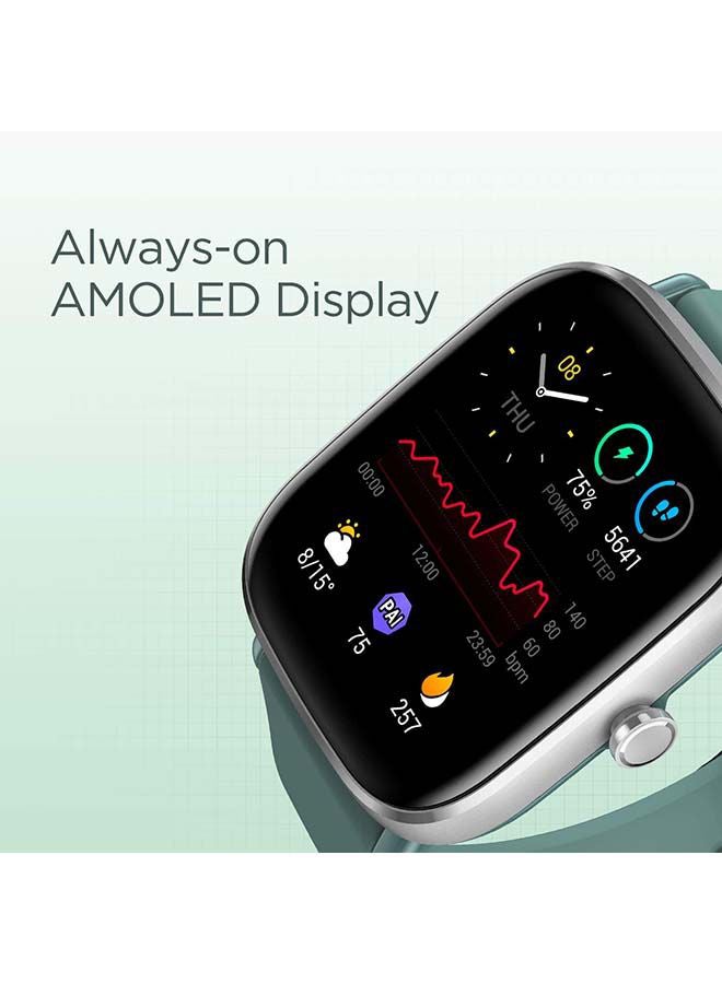 Amazfit 200.0 mAh GTS 2 Mini Smartwatch Sage green - Image 3