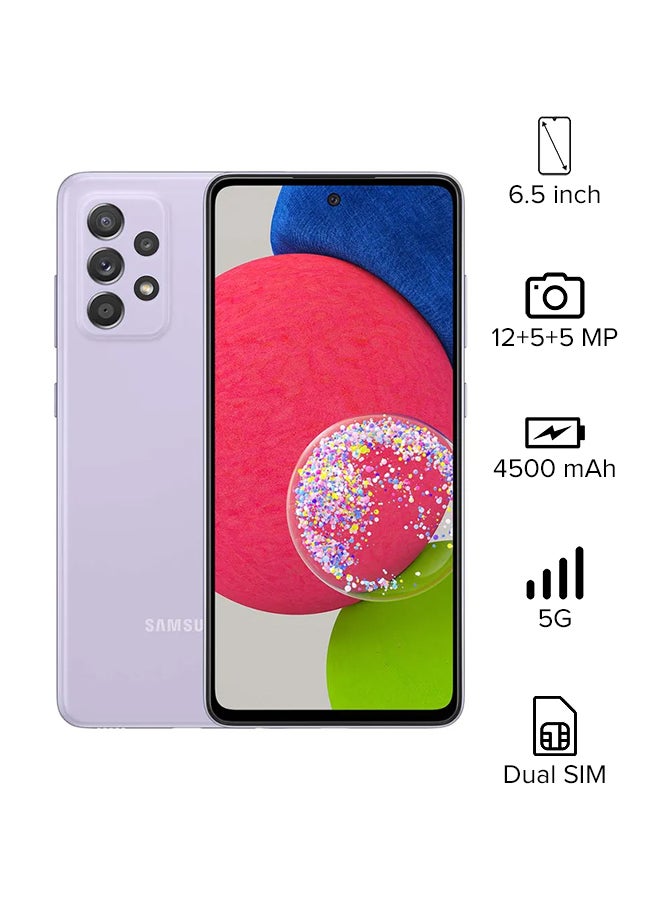 Galaxy A52s 5G Dual SIM Awesome Violet 8GB RAM 128GB - Middle East Version