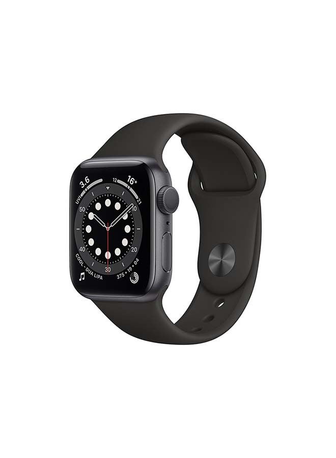 Apple - Watch SE (1st Generation) GPS 40mm Space Gray Aluminum Case With Sport Band Midnight - Image 1