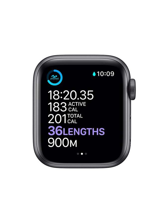 Apple - Watch SE (1st Generation) GPS 40mm Space Gray Aluminum Case With Sport Band Midnight - Image 1