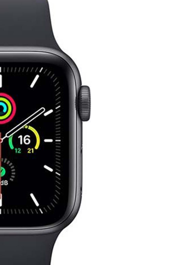 Apple - Watch SE (1st Generation) GPS 40mm Space Gray Aluminum Case With Sport Band Midnight - Image 1