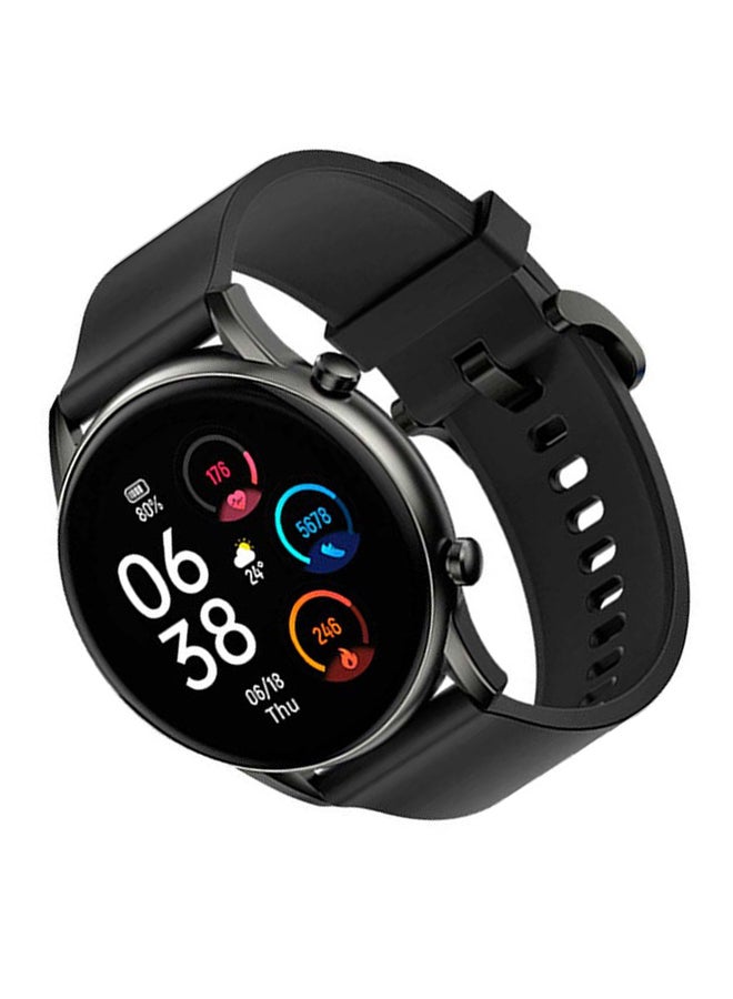Haylou - 180.0 mAh RT2 Smartwatch 1.32" HD Display 12 days Battery life Metal Bezel Black - Image 1