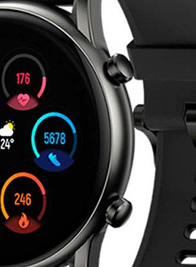 Haylou - 180.0 mAh RT2 Smartwatch 1.32" HD Display 12 days Battery life Metal Bezel Black - Image 1