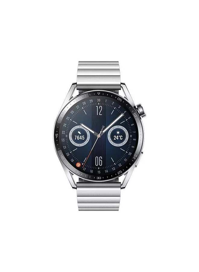 HUAWEI Smartwatch GT 3 46mm Elite Stainless Steel Case With Steel Strap Silver  - Image 3