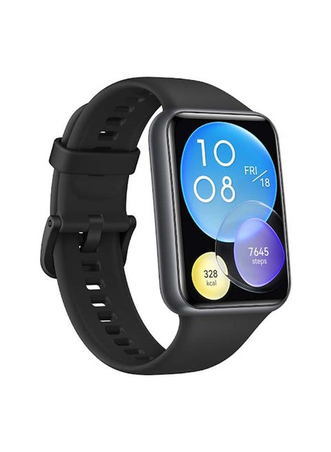 WATCH FIT 2 Active Edition Smartwatch With 1.74"FullView Display Durable Battery Life Automatic SpO2 Monitoring Midnight Black