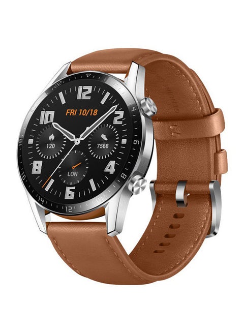 GT2 Smartwatch  Classic Edition With 14 Days Battery 46mm Pebble Brown