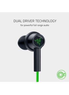 RAZER Hammerhead Duo Console, Custom-Tuned Dual-Driver Technology, In-Line Mic Mute Switch, Aluminum Frame, Dedicated Carrying Case - Classic  - Image 2